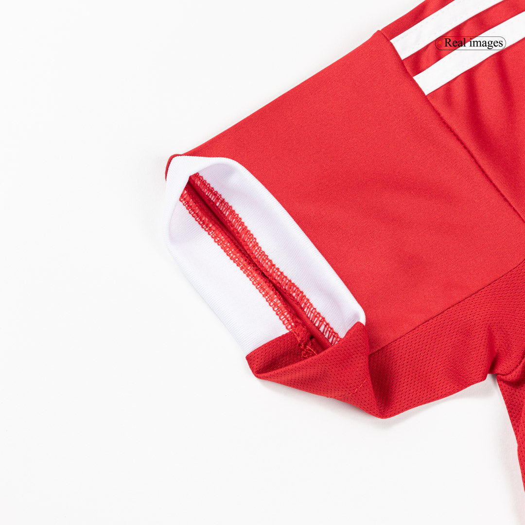 Kit de fútbol local del Liverpool para niños (camiseta y pantalones cortos) 25/26 rojo