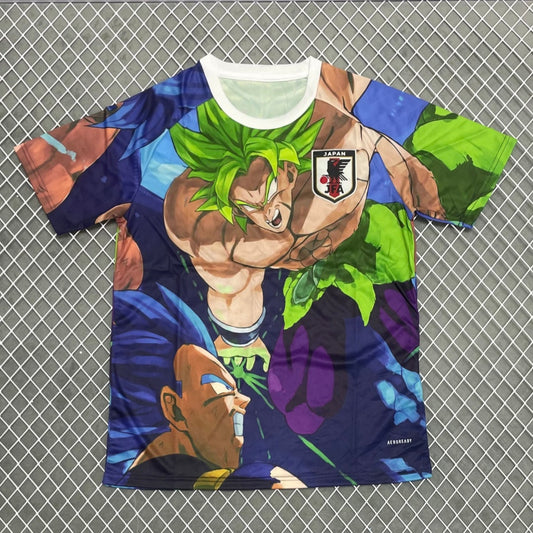 Camiseta verde especial de anime japonés 25/26