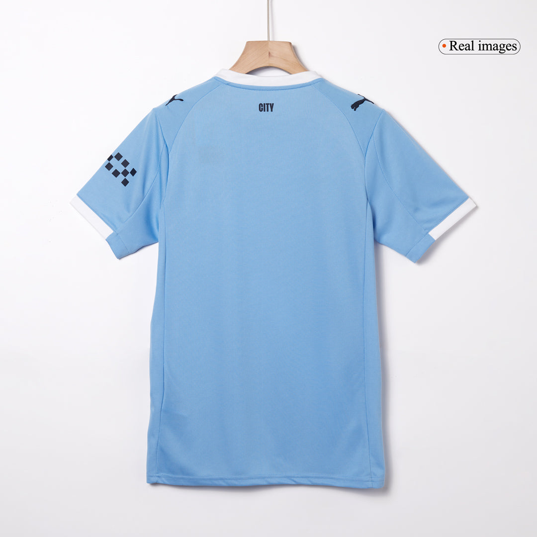 Camiseta de fútbol local del Manchester City HAALAND #9 2025/26 Azul