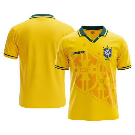 Camiseta retro de fútbol local de Brasil 1994