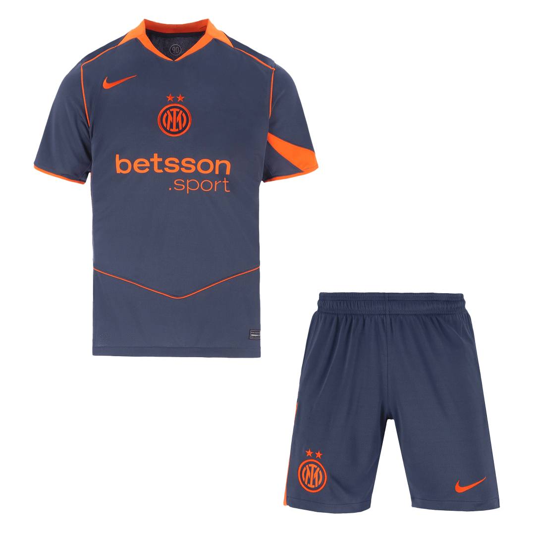 Kit de fútbol visitante del Inter de Milán (camiseta y pantalón corto) 2025/26