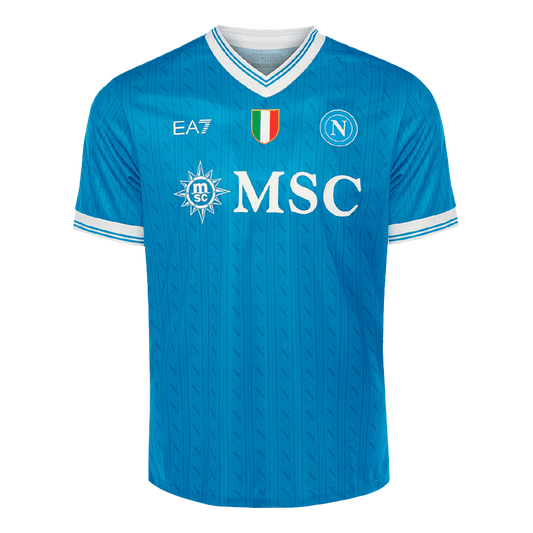 Camiseta de fútbol local del Napoli 2025/26 azul