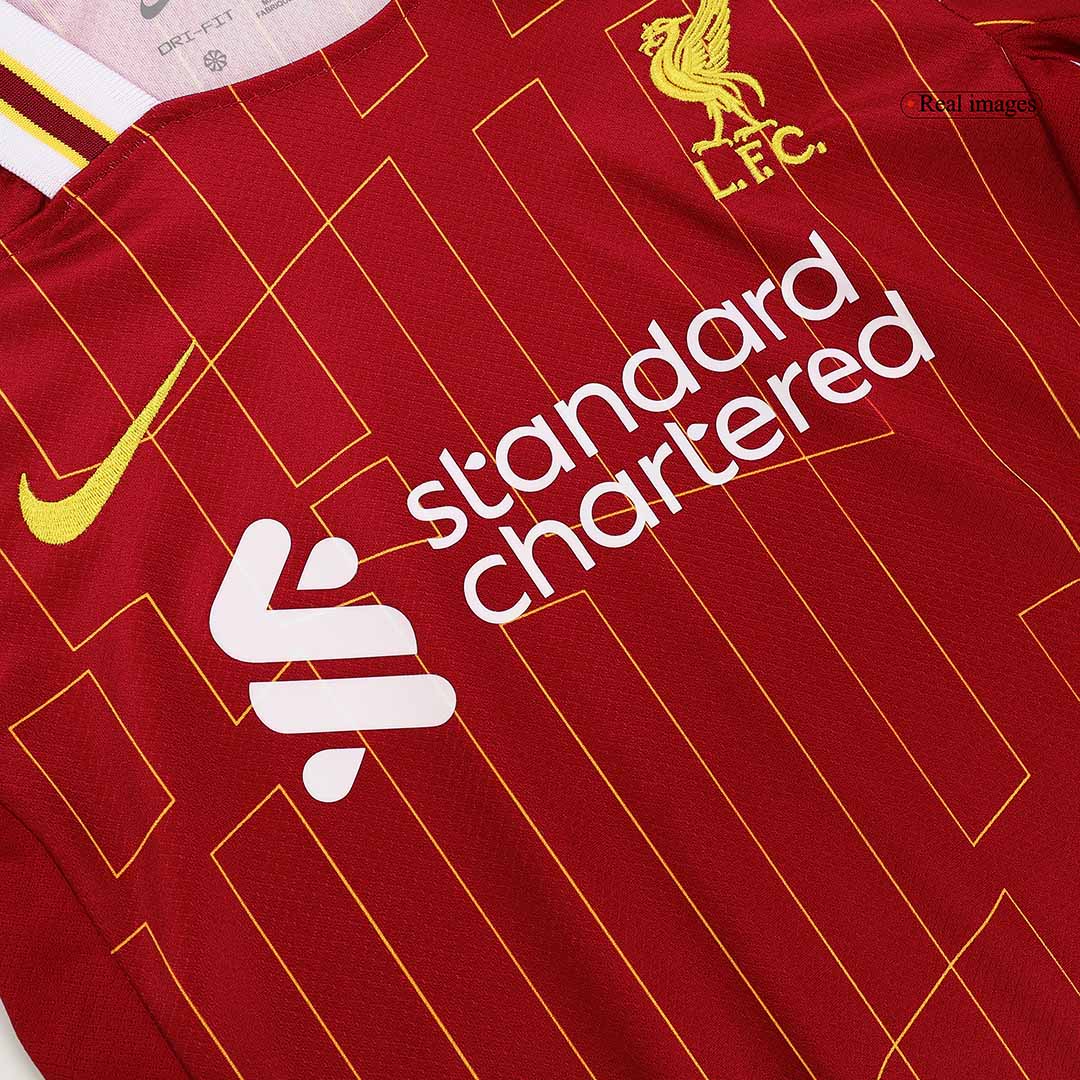 Kit infantil de local del Liverpool 2024/25 (camiseta y pantalón corto)