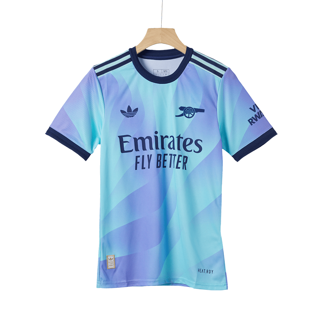 Camiseta de fútbol de visitante auténtica de ØDEGAARD #8 del Arsenal 2024/25
