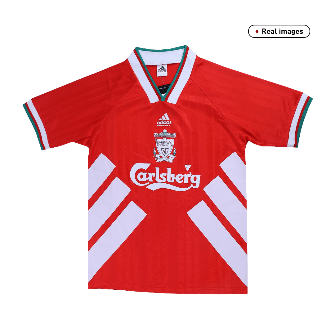 Camiseta retro de fútbol local del Liverpool 1993/95