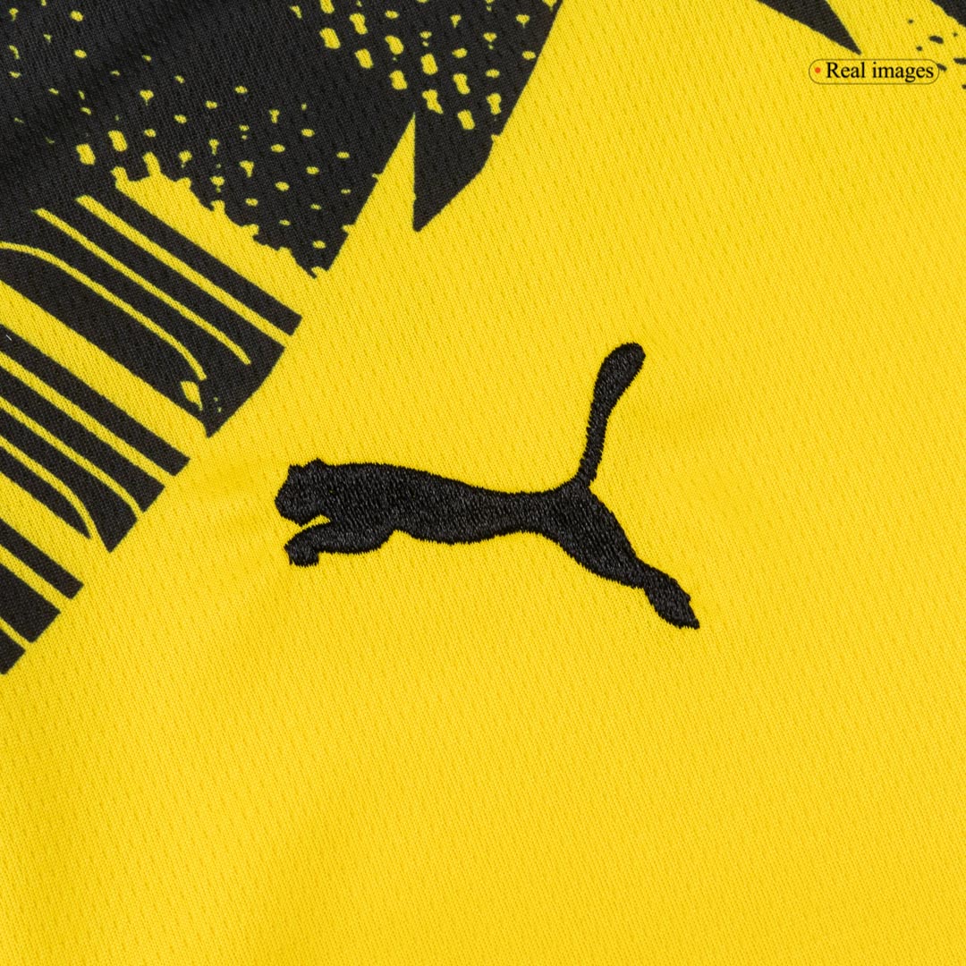 Kit de camiseta de fútbol local del Borussia Dortmund para niños (camiseta, pantalón corto y calcetines) 2025/26