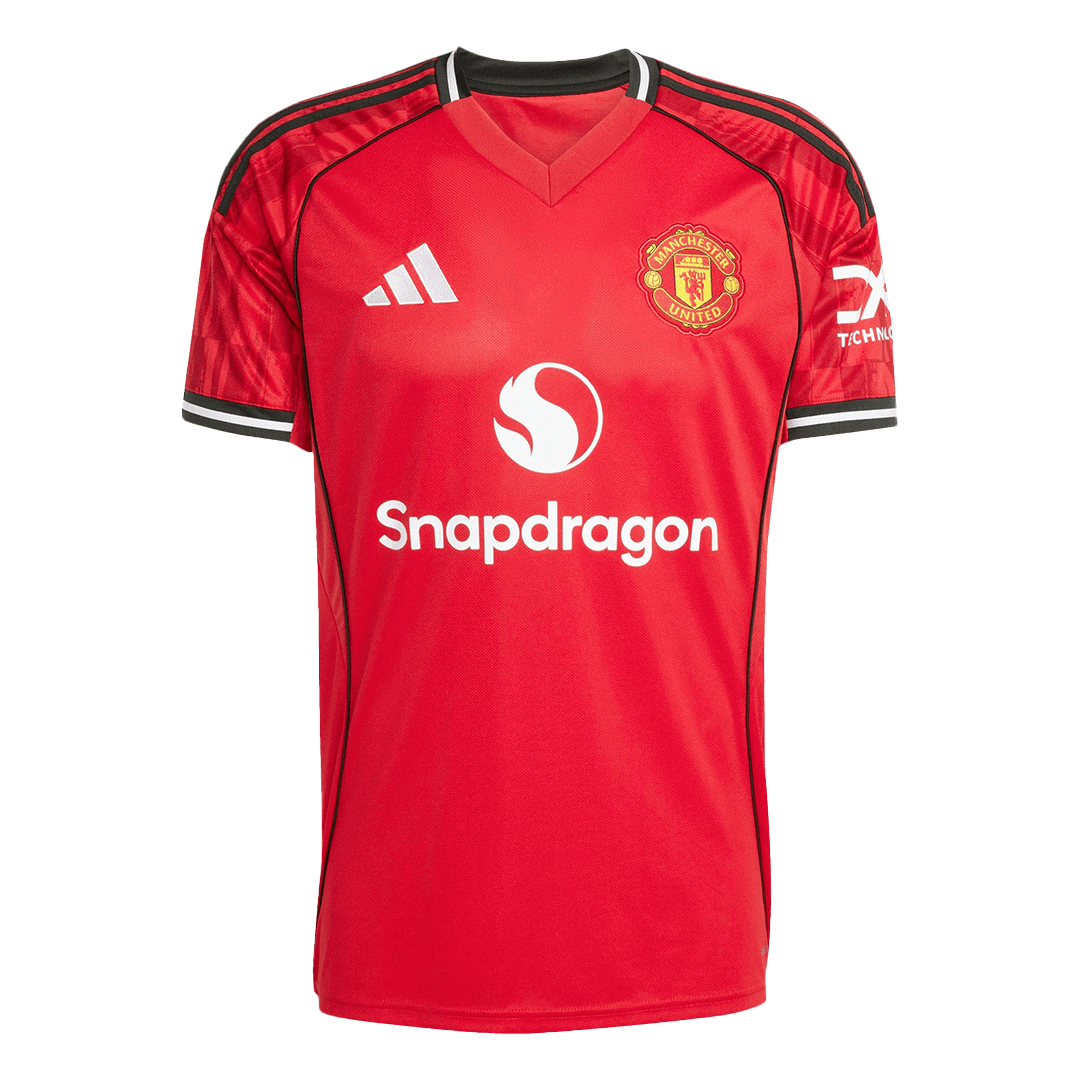Camiseta de fútbol local del Manchester United 2025/26, roja