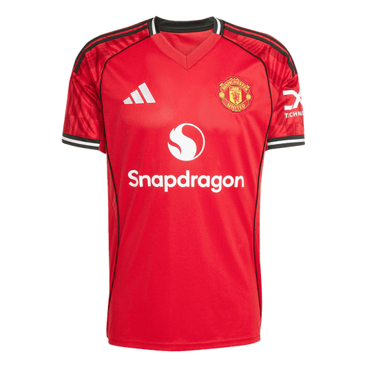 Camiseta de fútbol local del Manchester United 2025/26, roja