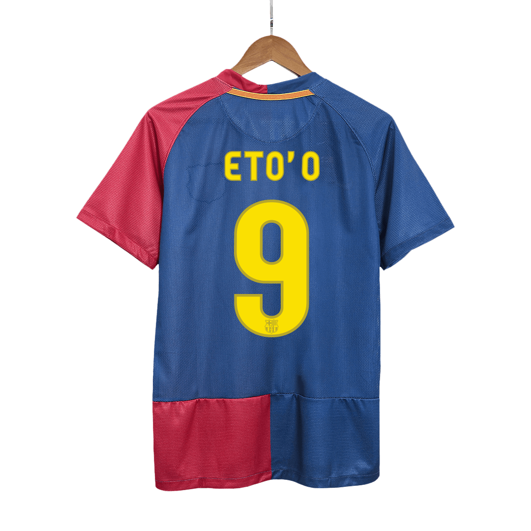 Camiseta de fútbol retro ETO'O #9 2008/09 Barcelona local
