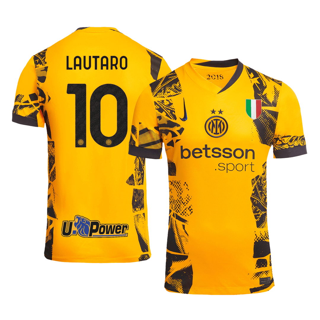 Camiseta de fútbol LAUTARO #10 Inter Milan Tercera equipación 2024/25