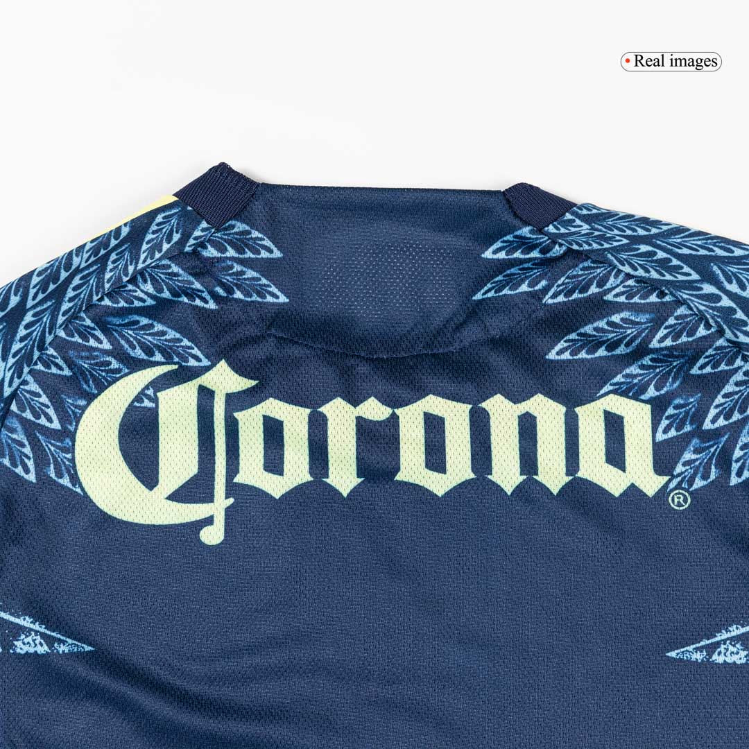 Camiseta de fútbol visitante auténtica del Club América 2025/26 azul marino