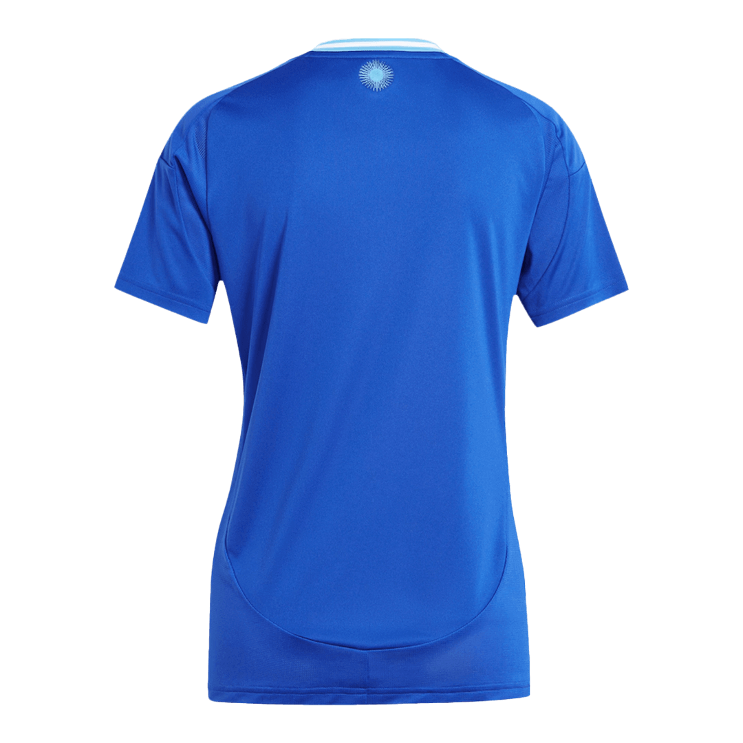 Camiseta de fútbol visitante de Argentina para mujer de la Copa América 2024