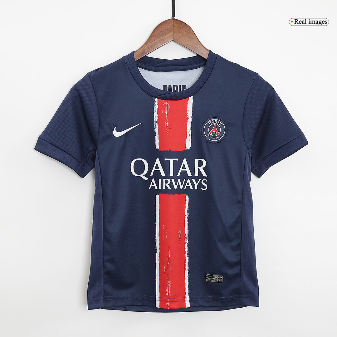Kit de fútbol local del PSG para niños (Kit y pantalón corto) 2024/25