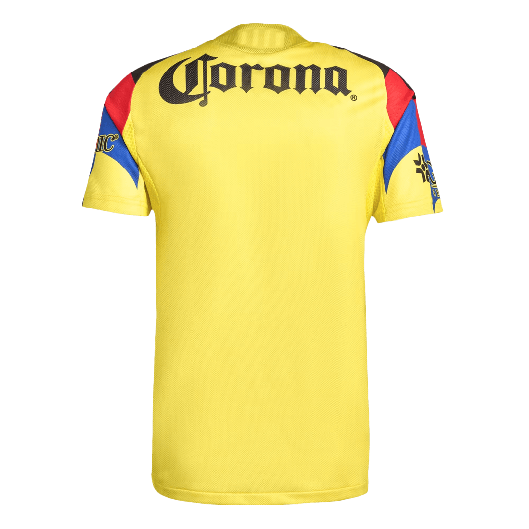 Camiseta de fútbol local auténtica del Club América 2025/26 amarilla