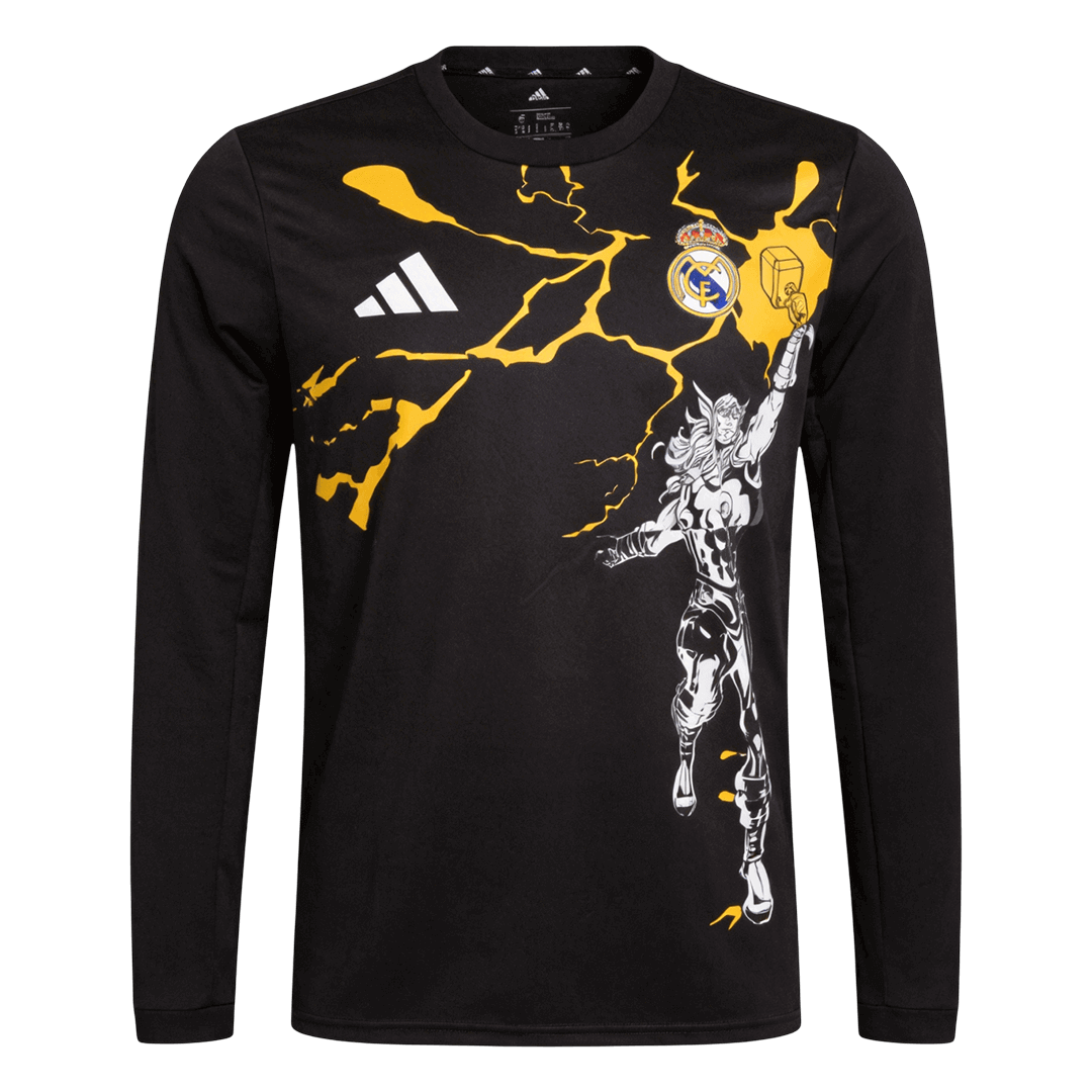 Camiseta de fútbol de manga larga del Real Madrid 2025/26