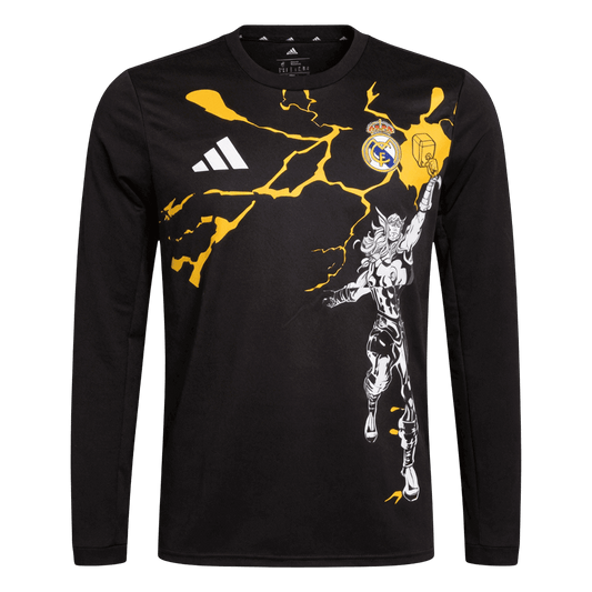 Camiseta de fútbol de manga larga del Real Madrid 2025/26