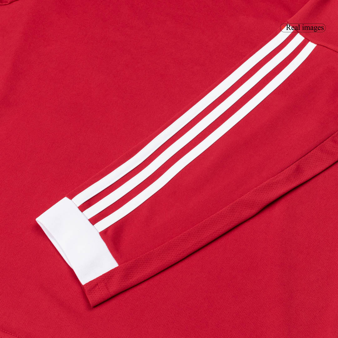 Camiseta de fútbol de manga larga de local del Liverpool 25/26 roja