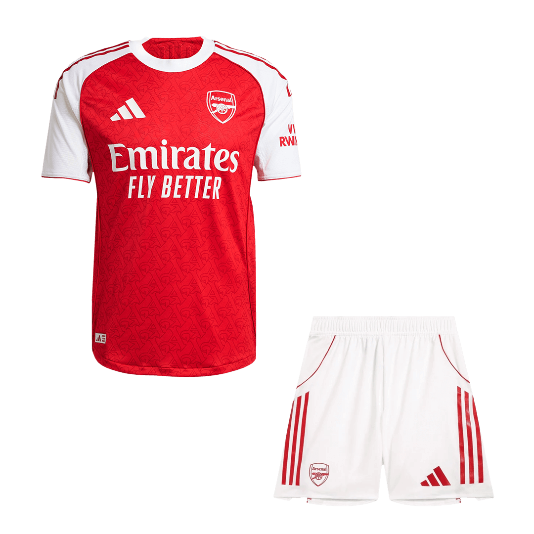Kit de fútbol local del Arsenal (Kit y pantalón corto) 2025/26