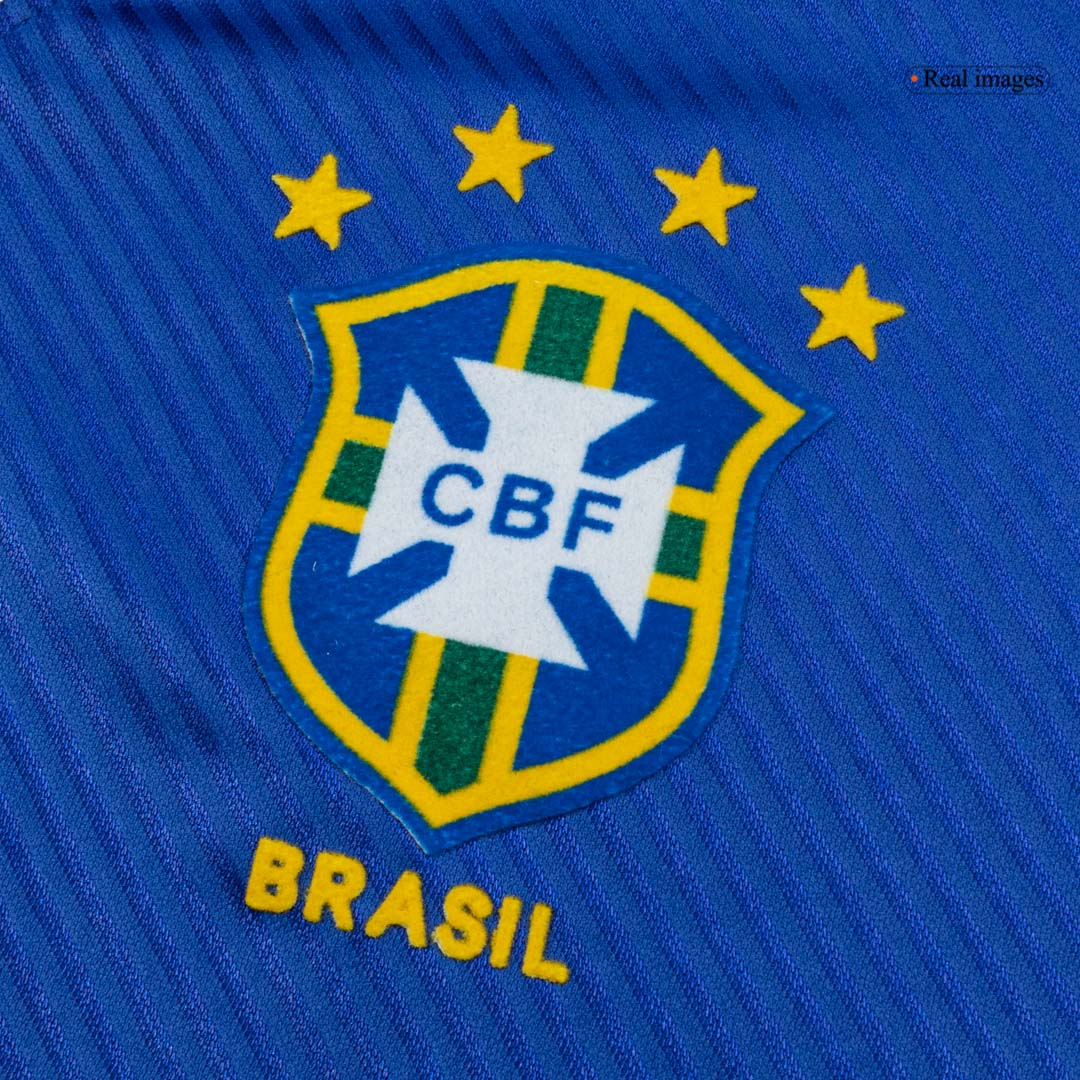 Camiseta retro de fútbol de visitante de Brasil 94/96