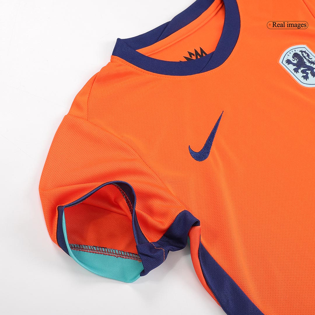 Kit de fútbol local de Países Bajos para niños (Kit y pantalón corto) para la Eurocopa 2024