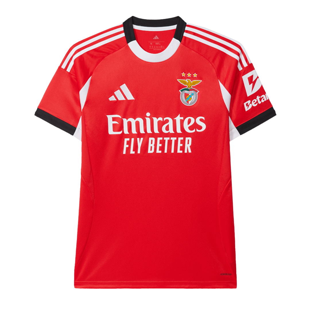 Camiseta de fútbol local del Benfica 2025/26 roja