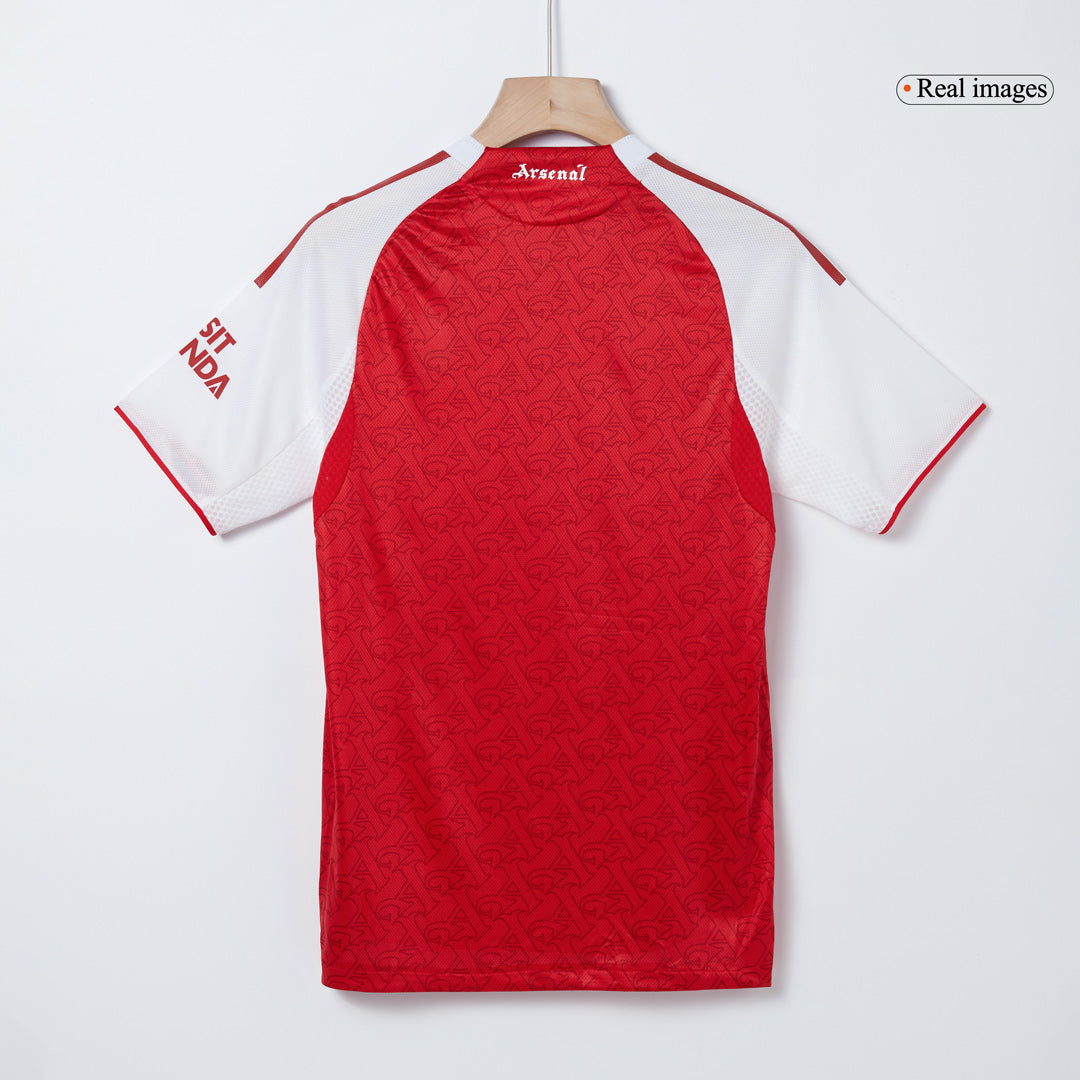 Kit de fútbol local auténtica del Arsenal (Kit, pantalón corto y medias) 2025/26