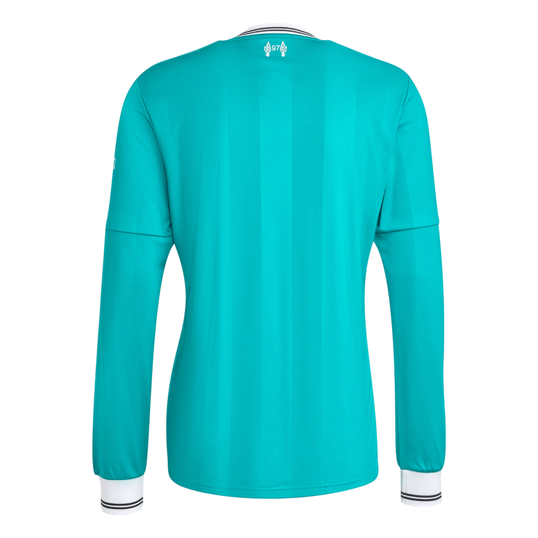 Camiseta de fútbol de manga larga de visitante del Liverpool 2025/26