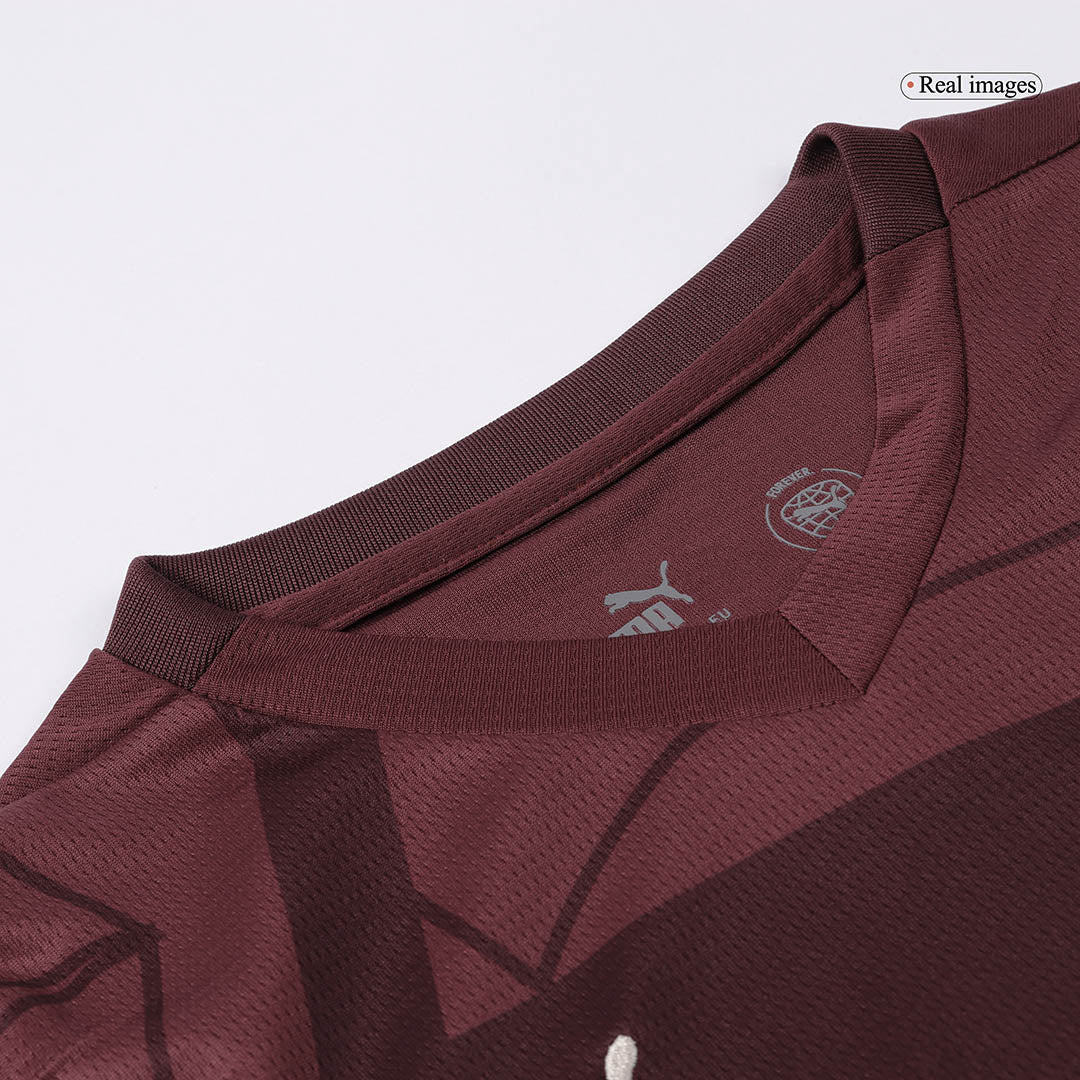 Kit de fútbol infantil de visitante del Manchester City (Kit y pantalón corto) 2024/25