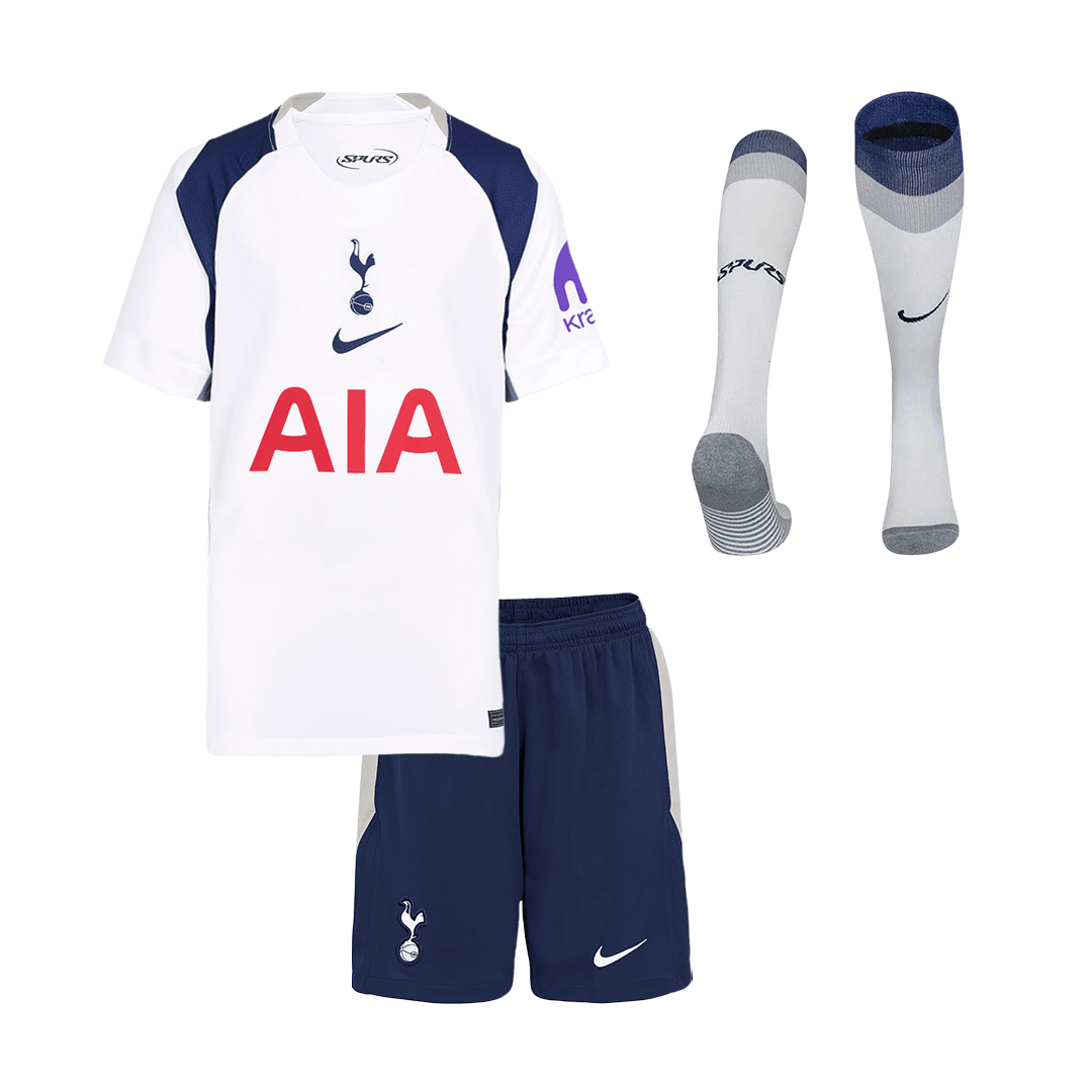 Kit de fútbol local del Tottenham Hotspur para niño (Kit, pantalón corto y calcetines) 2025/26