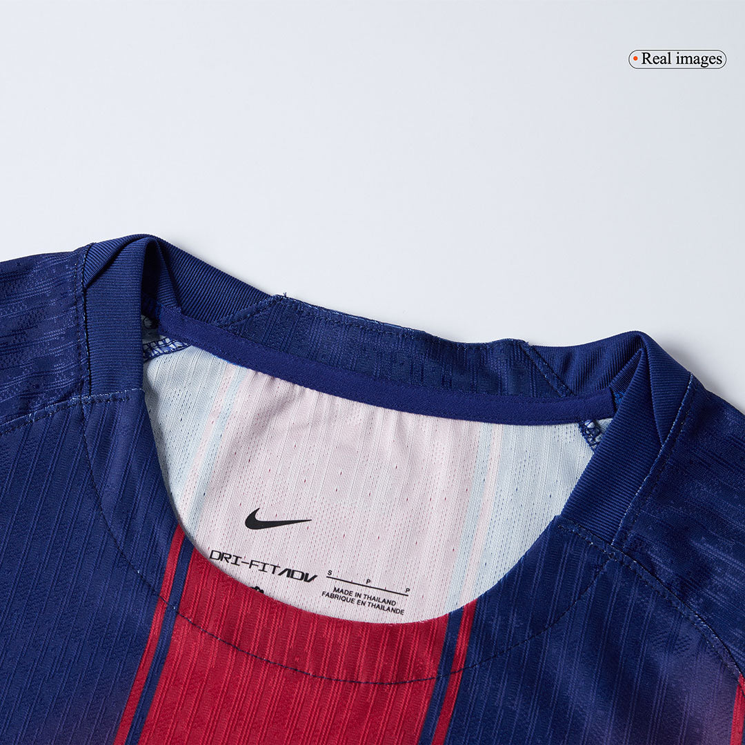 Camiseta de fútbol local auténtica del Barcelona LAMINE YAMAL n.° 10 2025/26 (Edición Trofeo Kopa)
