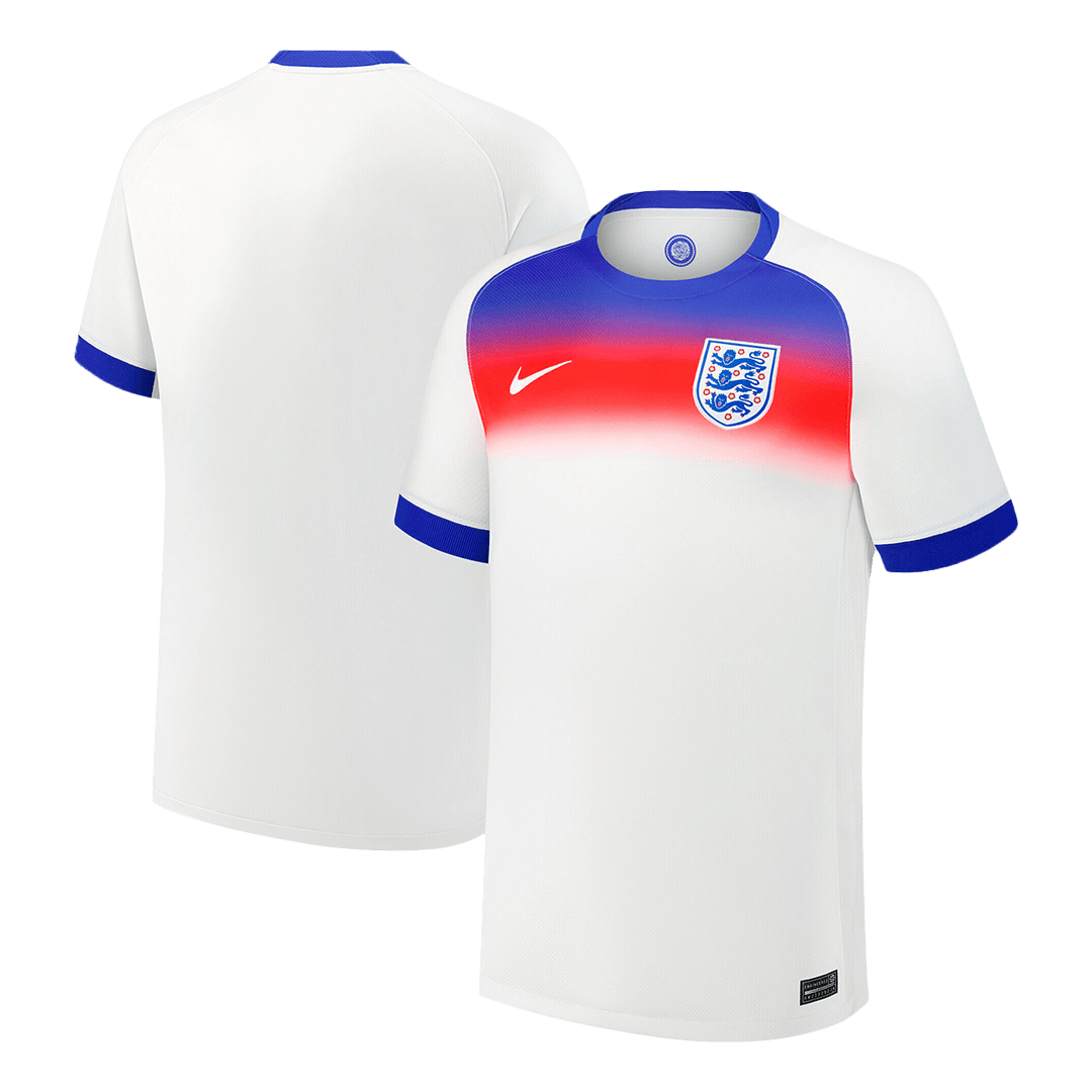 Camiseta de fútbol local de Inglaterra 2025 para hombre, blanca - Eurocopa femenina