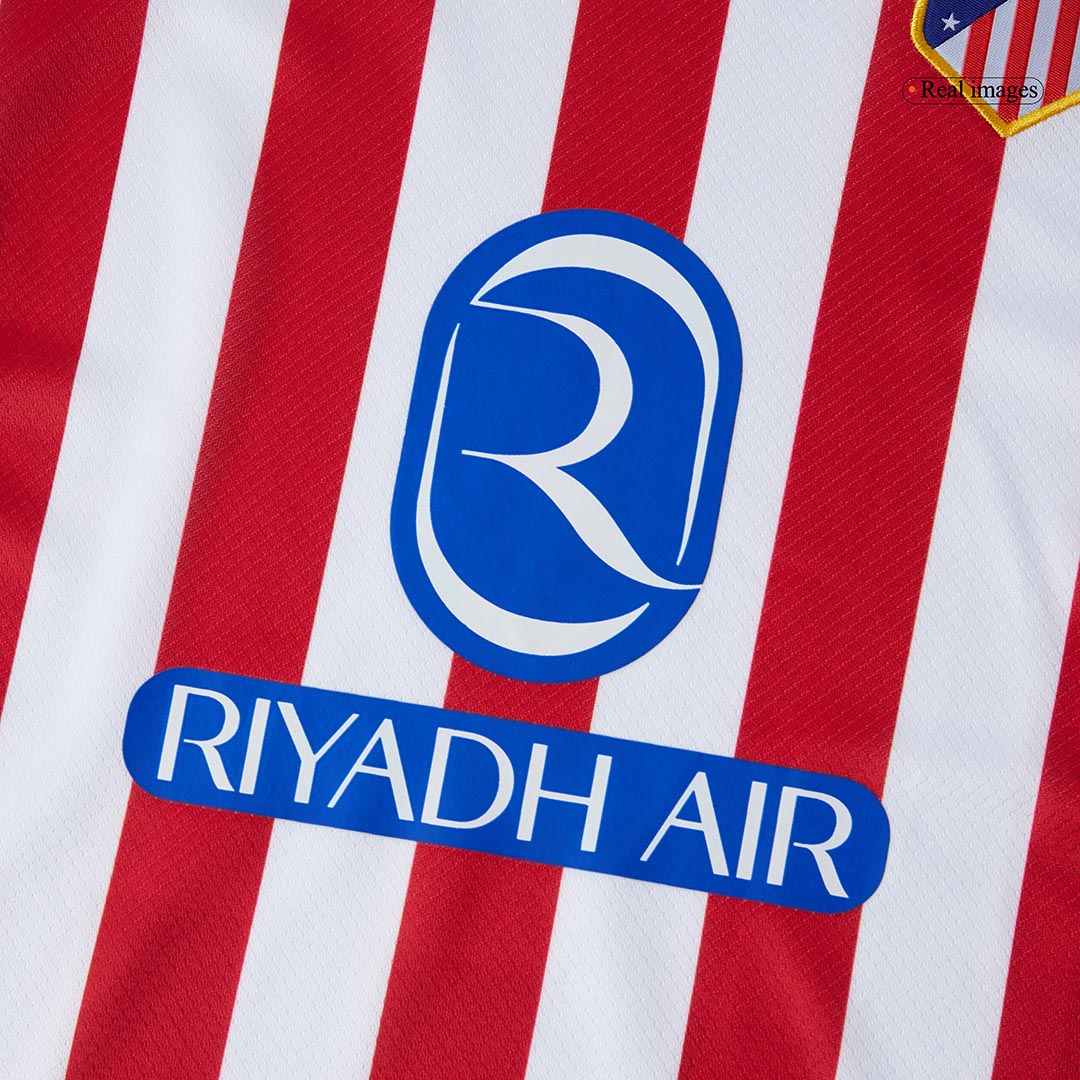 Kit de fútbol local del Atlético de Madrid para niño (Kit, pantalón corto y medias) 2025/26