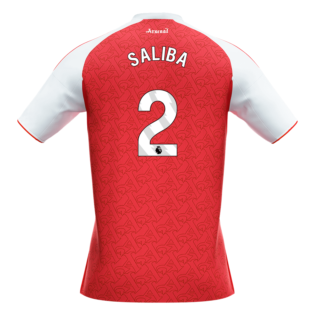 Camiseta de fútbol SALIBA #2 Arsenal 1ª equipación 2025/26