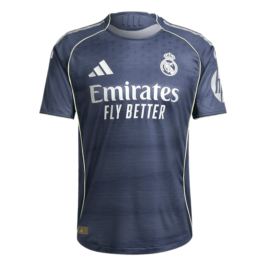 Camiseta de fútbol visitante del Real Madrid 2025/26 auténtica