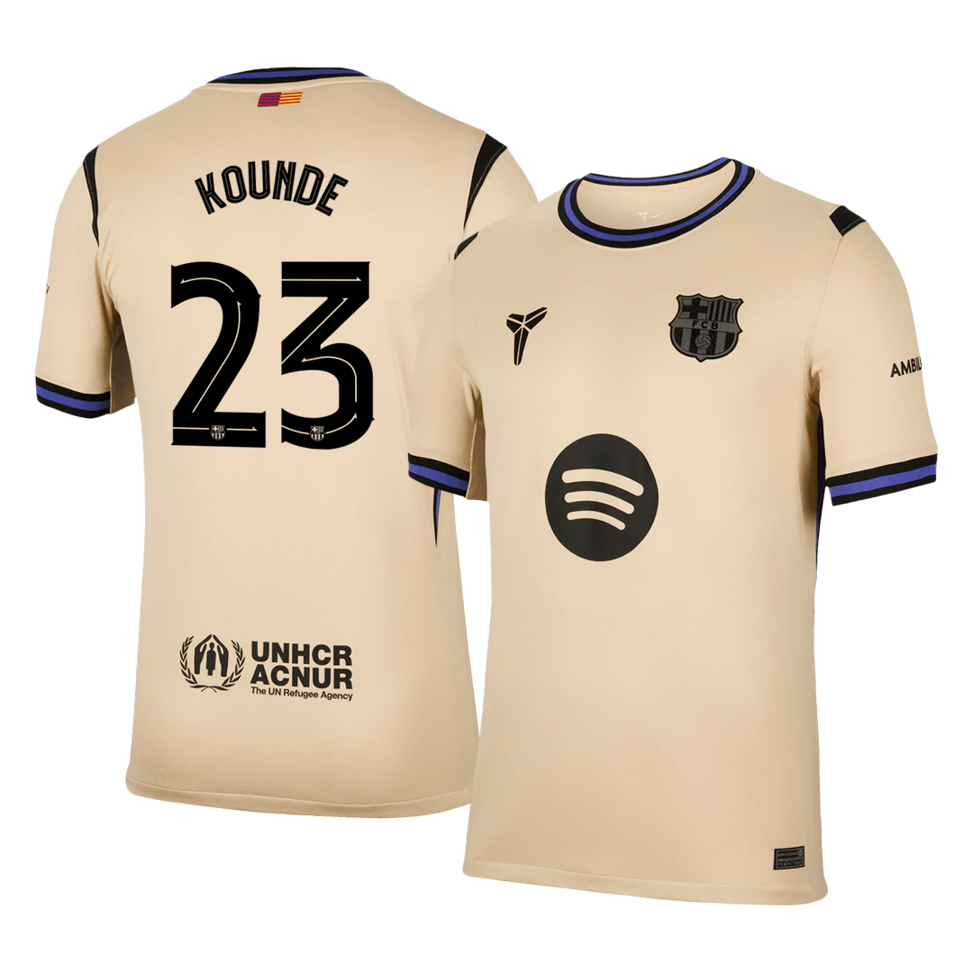 Camiseta de visitante del Barcelona KOUNDE #23 2025/26