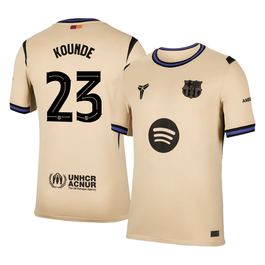 Camiseta de visitante del Barcelona KOUNDE #23 2025/26