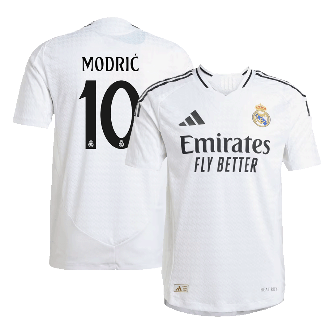 Camiseta de fútbol auténtica del Real Madrid MODRIĆ #10 local