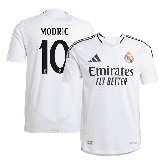 Camiseta de fútbol auténtica del Real Madrid MODRIĆ #10 local