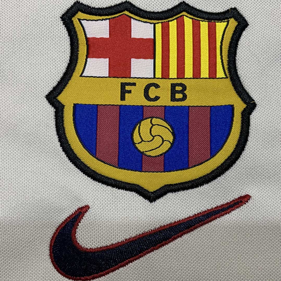 Camiseta retro de fútbol visitante del Barcelona 1998/99