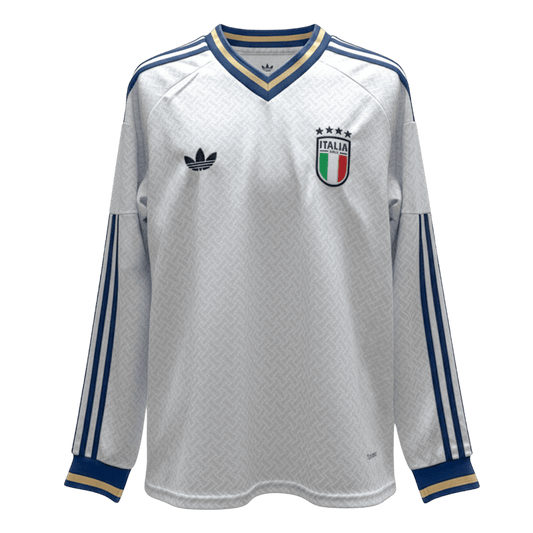 Camiseta de fútbol de manga larga de visitante de Italia 2026