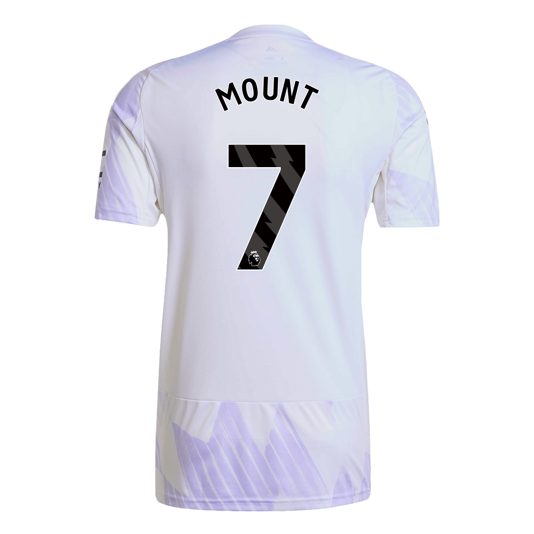 Camiseta de fútbol visitante del Manchester United 2025/26 del MOUNT #7
