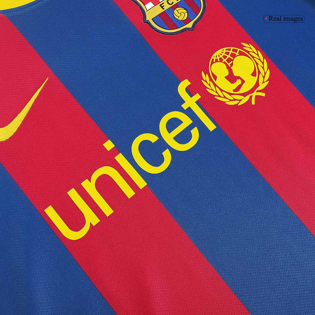 Camiseta retro de fútbol local del Barcelona MESSI #10 2010/11