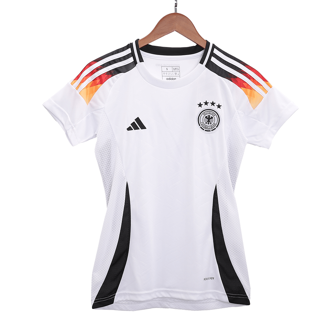 Camiseta de fútbol local de Alemania para mujer, Eurocopa 2024