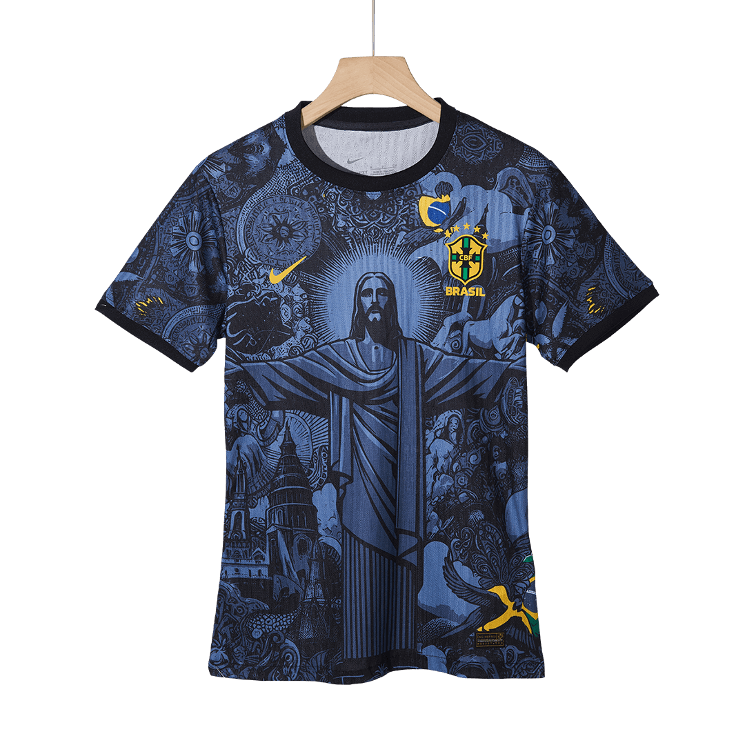 Camiseta de fútbol auténtica de Jesús de Brasil 2024