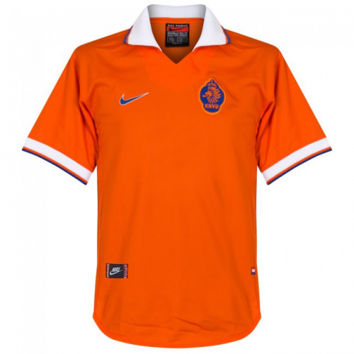 Camiseta retro de fútbol local de los Países Bajos 1997/98