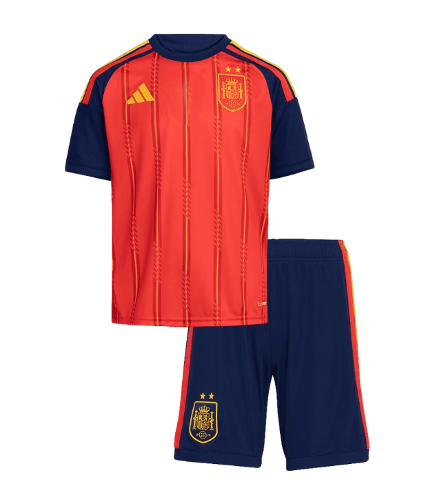 Conjunto de local de España para el Mundial 2026 para niños