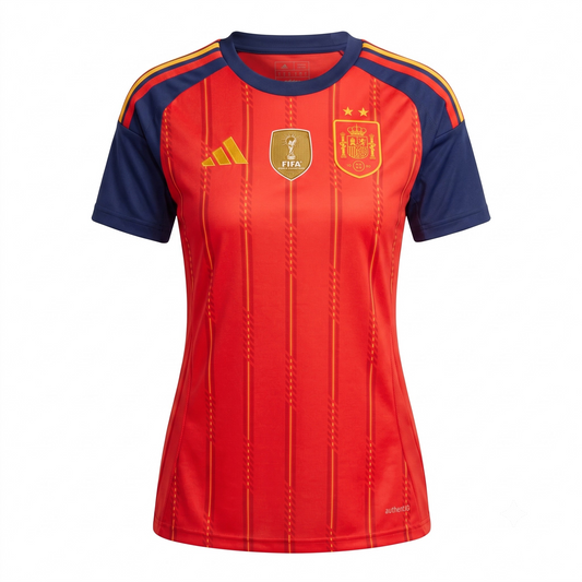 Camiseta de la primera equipación de España para el Mundial 2026 - Edición Campeón- Versión Mujer